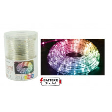 TUBO MICROLED MT.20 MULTICOLOR A BATTERIA DA ESTERNO (3pz)